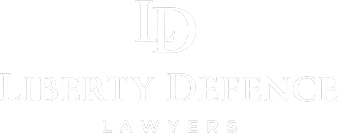 liberty defence lawyers logo white